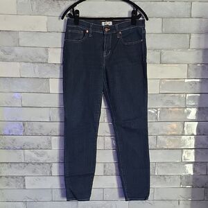 Madewell Skinny Mid Rise Dark Blue Women's Jeans Size 30